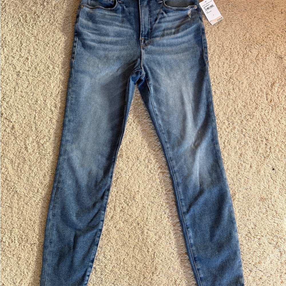 Good American Good Waist Skinny Jeans Size 6